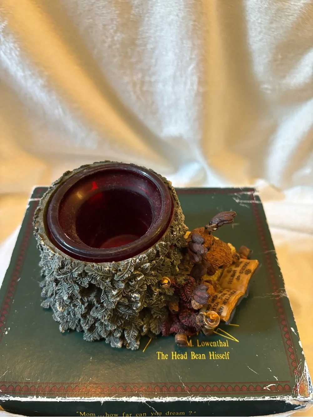 Boyd’s Bears and friends resin votive candle holder
